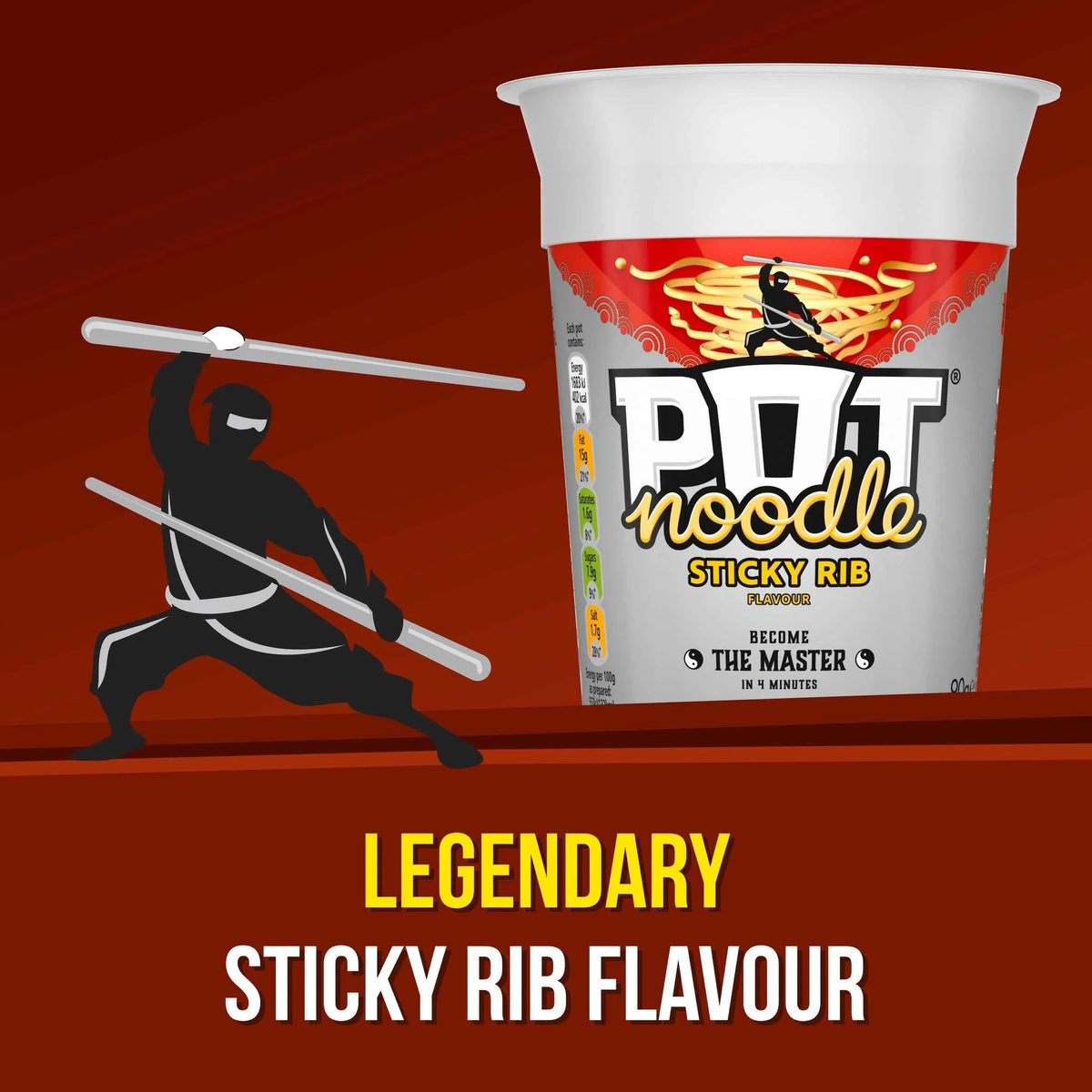 Sticky Rib 90g by POT NOODLE
