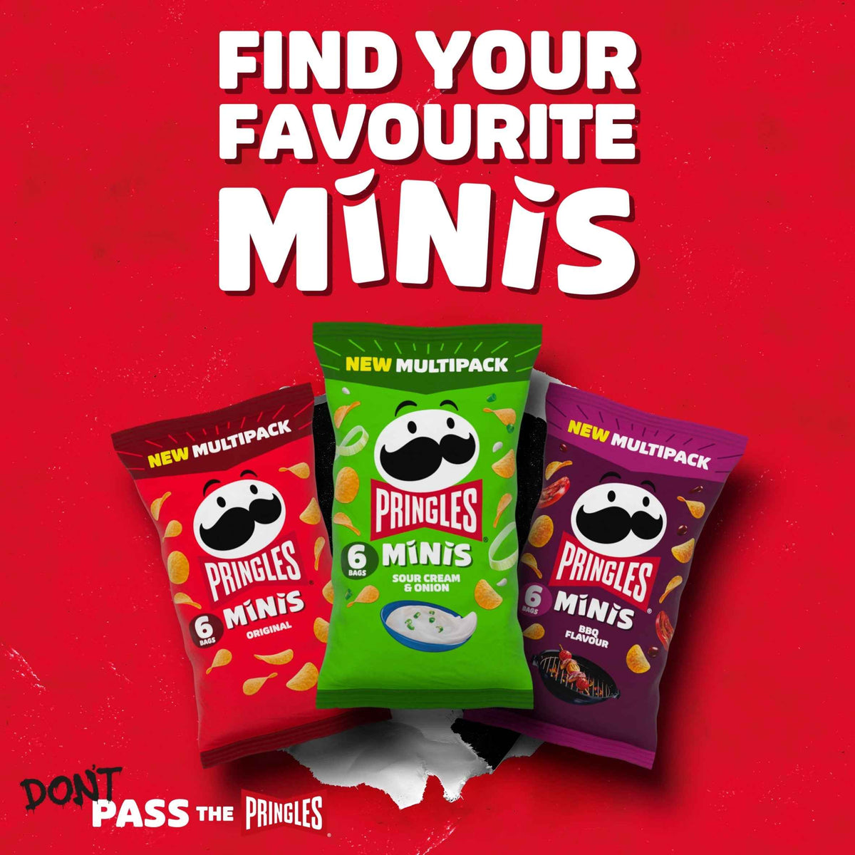 Minis Bbq Multipack Crisps 6x20g by PRINGLES
