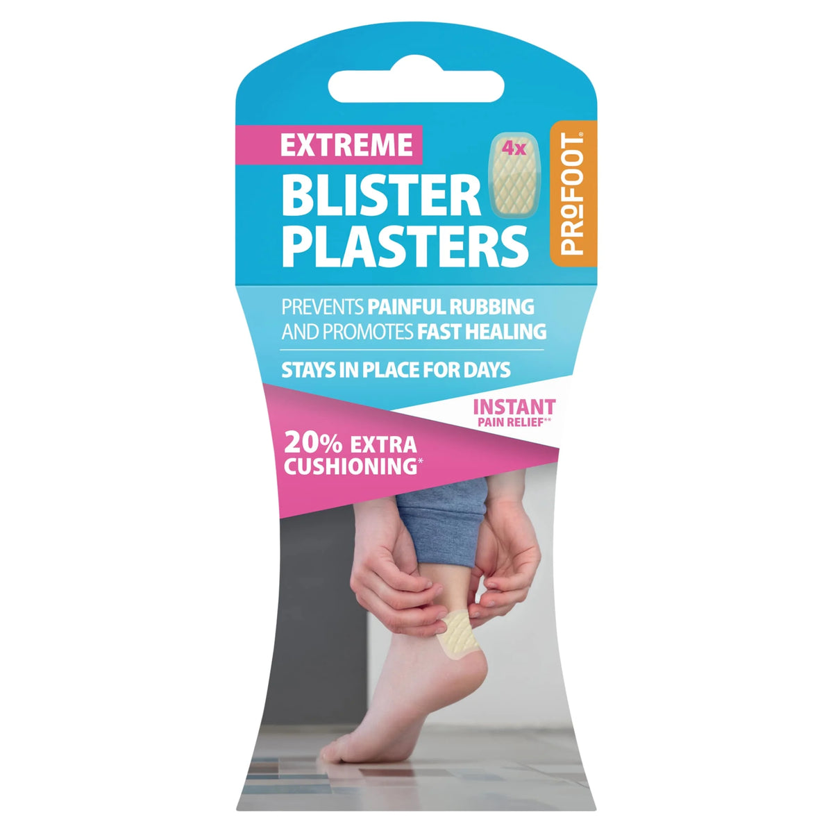 Extreme Blister Plasters 4 Pack by PROFOOT