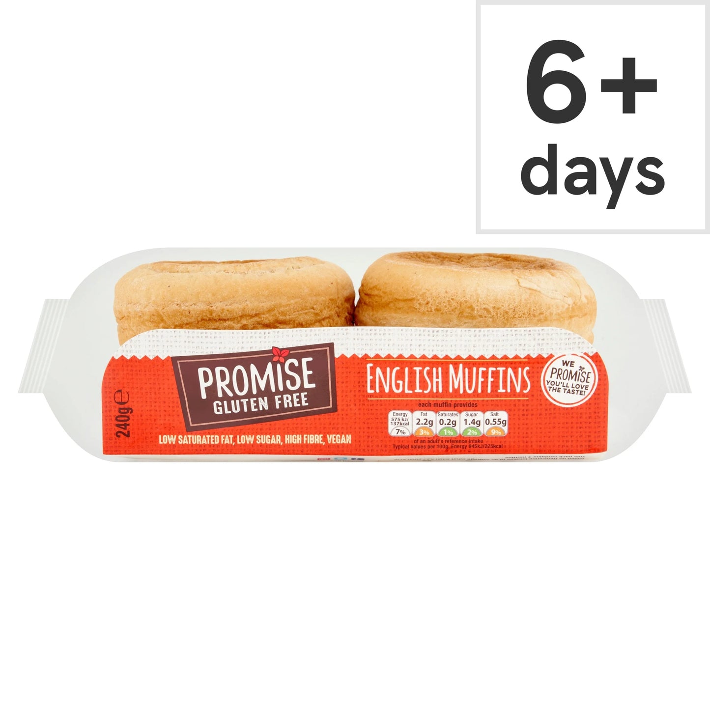 English Muffins 240g by PROMISE GLUTEN FREE