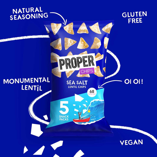 chips Sea Salt 5x14g by PROPER