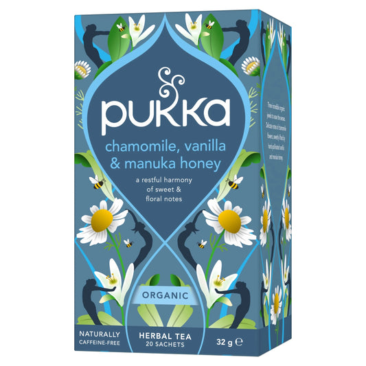 Organic Chamomile, Vanilla & Manuka by Pukka