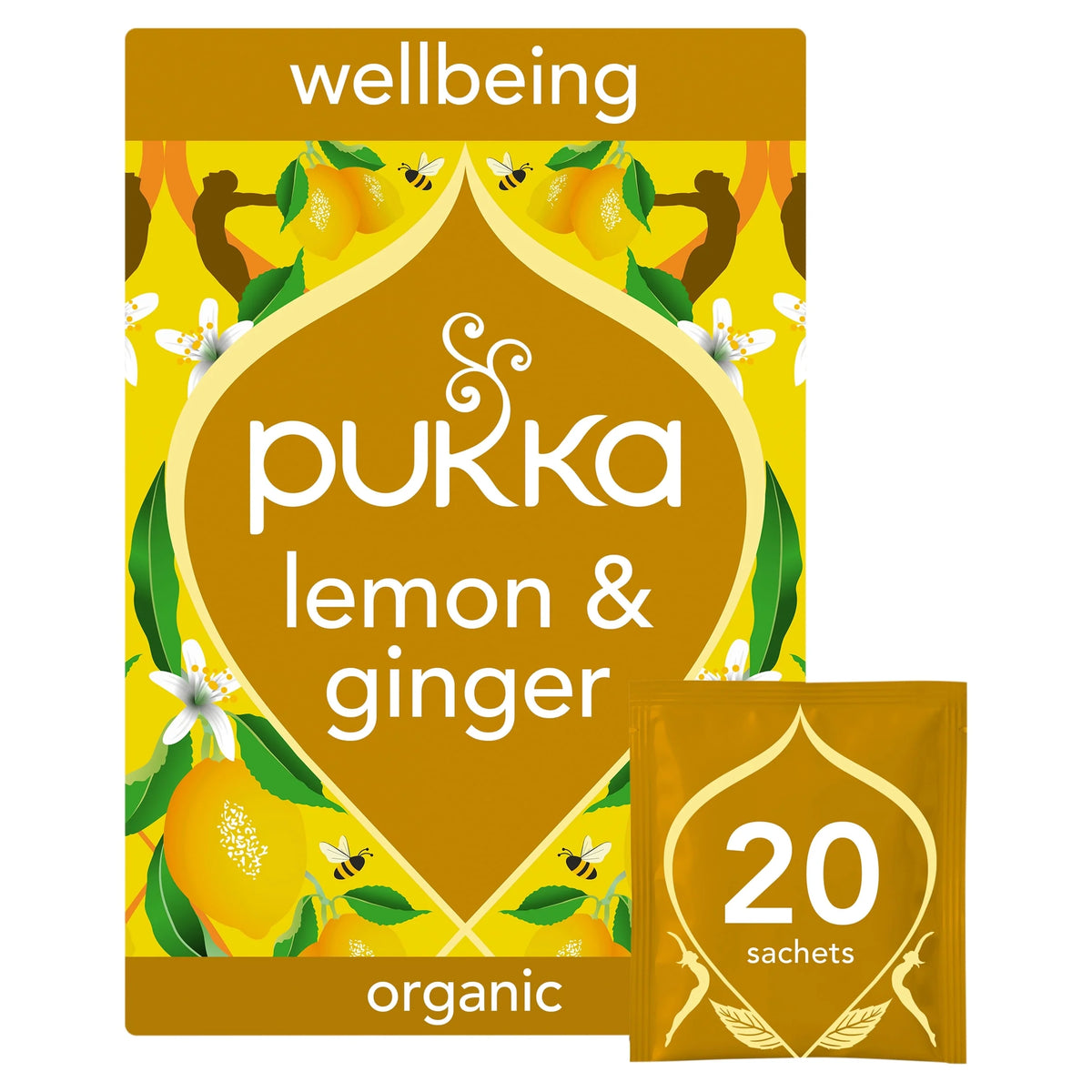 Organic Lemon Ginger And A Touch Of by Pukka
