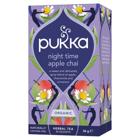 Organic Night Time Apple Chai Herbal by Pukka
