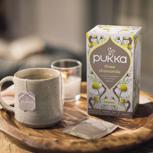 Pukka Organic Three Chamomile Herbal Tea 20 by PUKKA HERBAL AYURVEDA