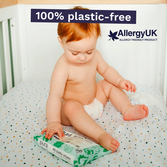 Plastic Free Baby Wipes 3 X 60pk by PURA