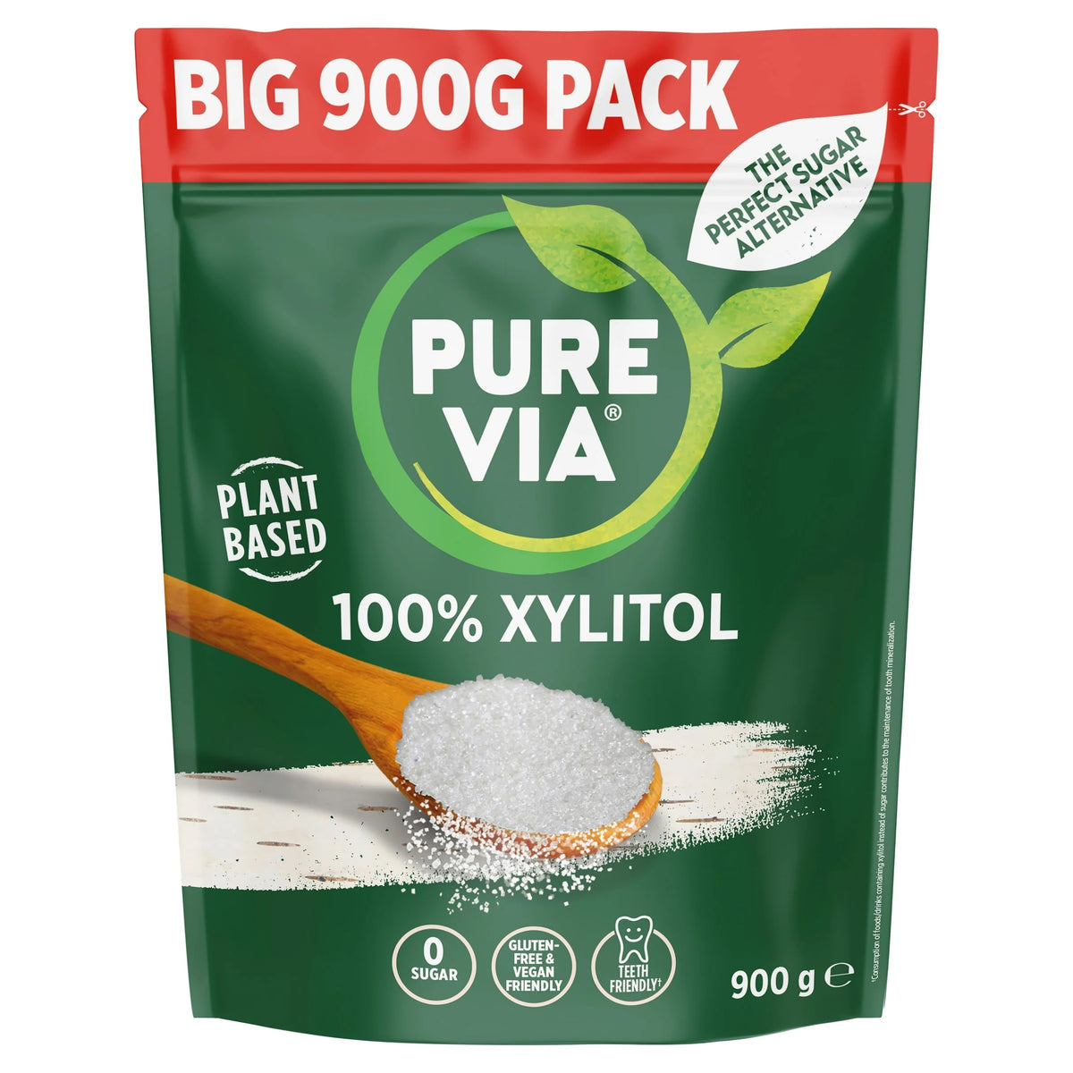 Pure Via 100% Xylitol Plant Based 900g by PUREVIA
