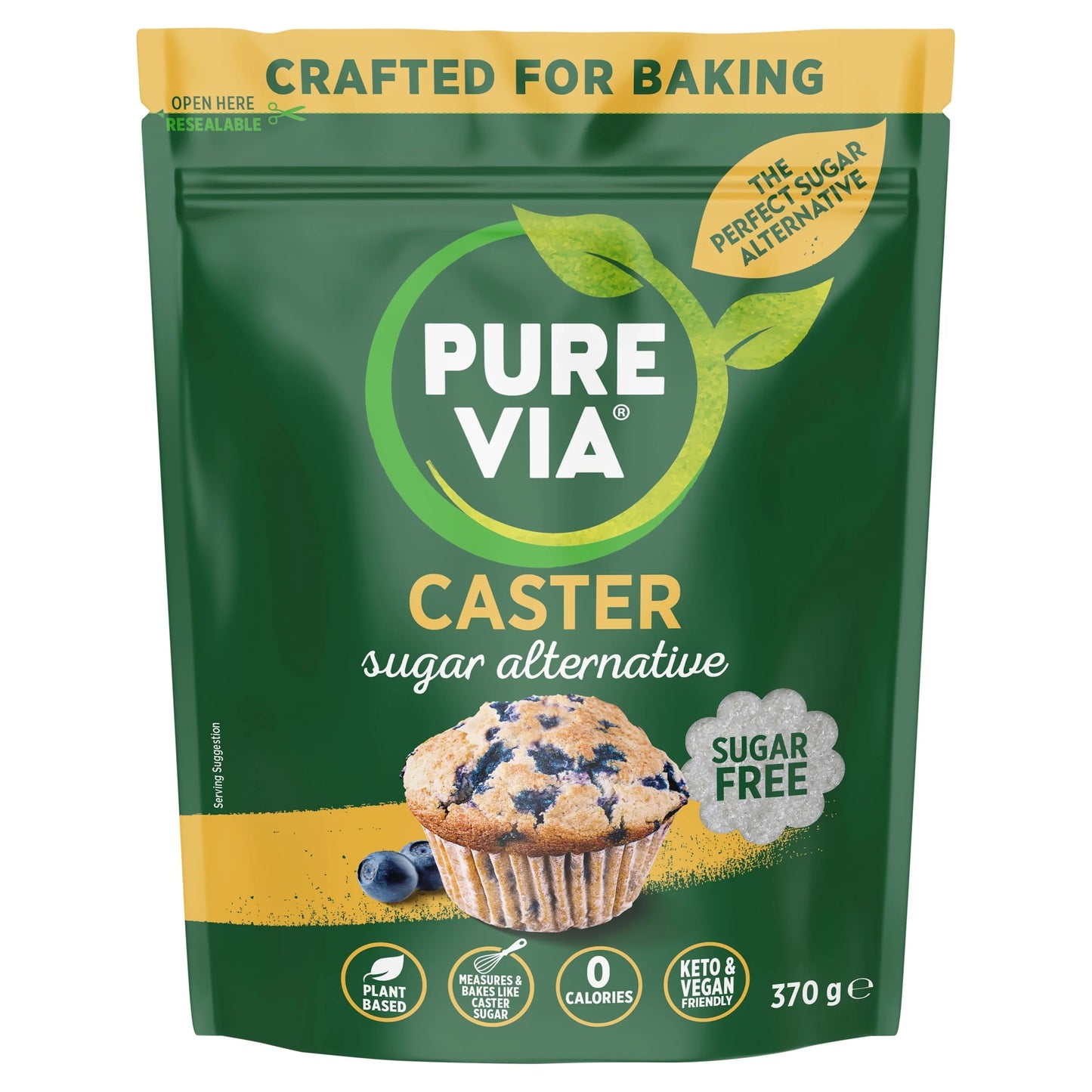 Caster Sugar Alternative 370g by PUREVIA