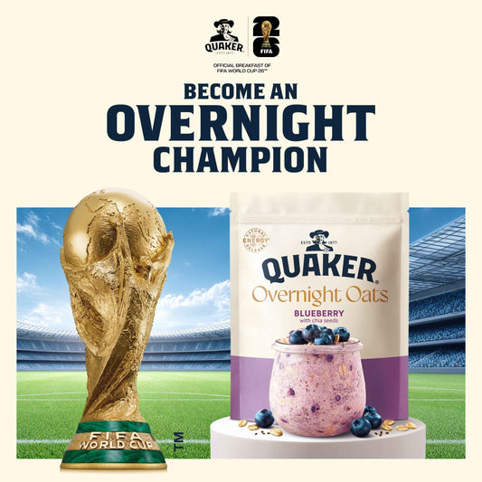 Blueberry Overnight Oats 350g by QUAKER