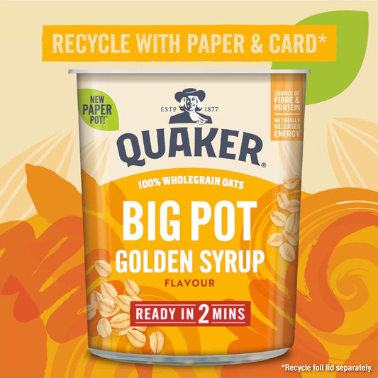 Golden Syrup Porridge Big Pot 76g by QUAKER