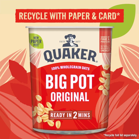 Oss Original Oats Big Pot 60g by QUAKER