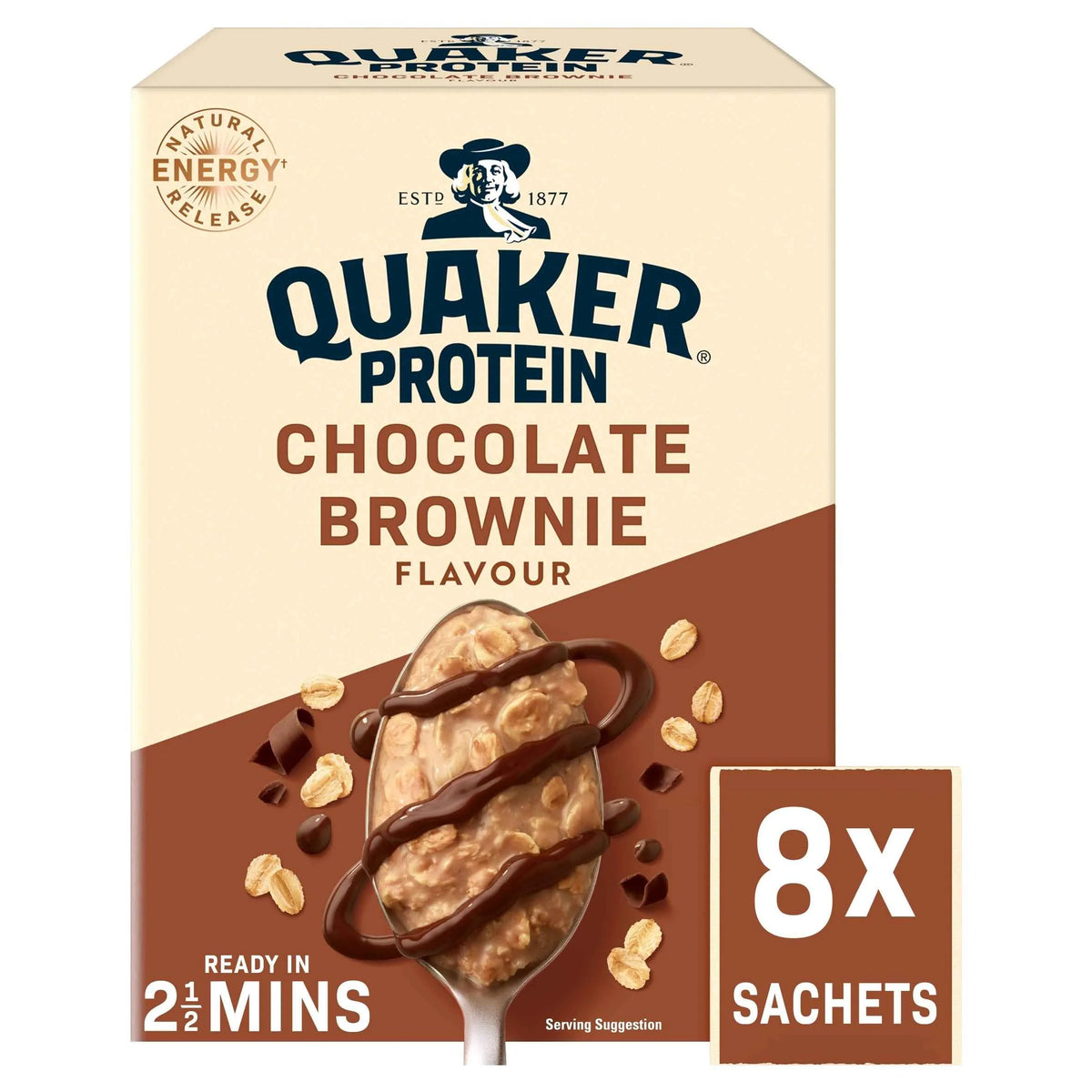 Protein Chocolate Brownie Flavour 352g by QUAKER