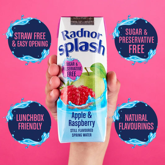 Splash Apple & Raspberry 3 X 250ml by Radnor