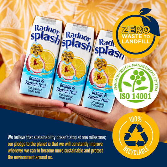 Splash Orange & Passion Fruit 3x250ml by Radnor
