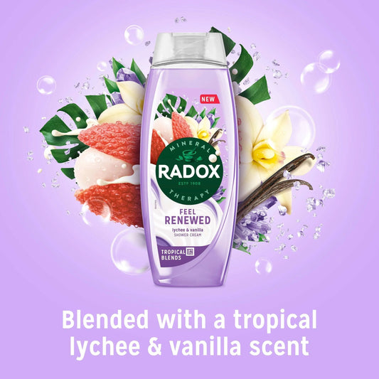 Lychee & Vanilla Feel Renewed Shower by RADOX
