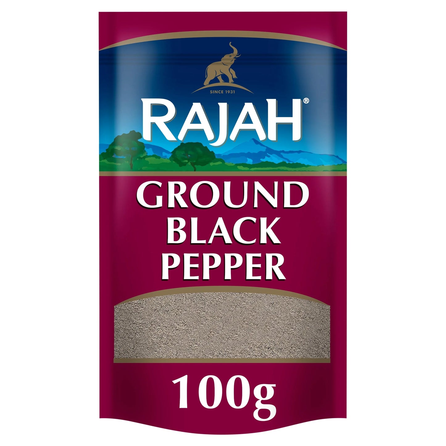 Ground Black Pepper 100g by RAJAH