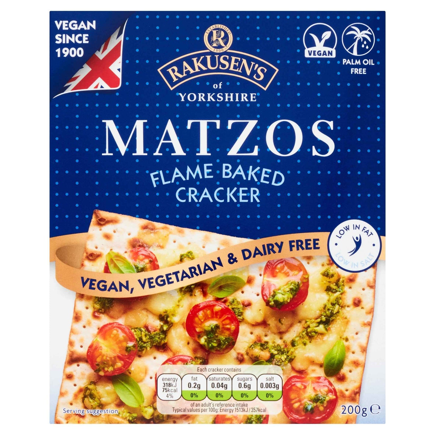Traditional Matzos 200g by RAKUSENS