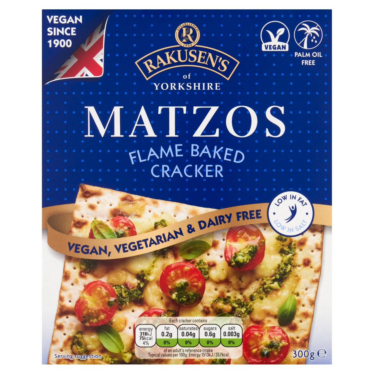 Traditional Matzos 300g by RAKUSENS