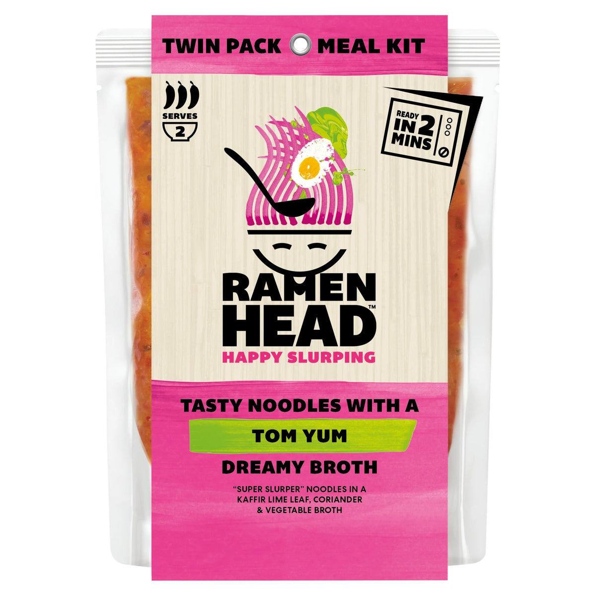 Ramenhead Tom Yum Noodle & Broth 450g by RAMEN HEAD