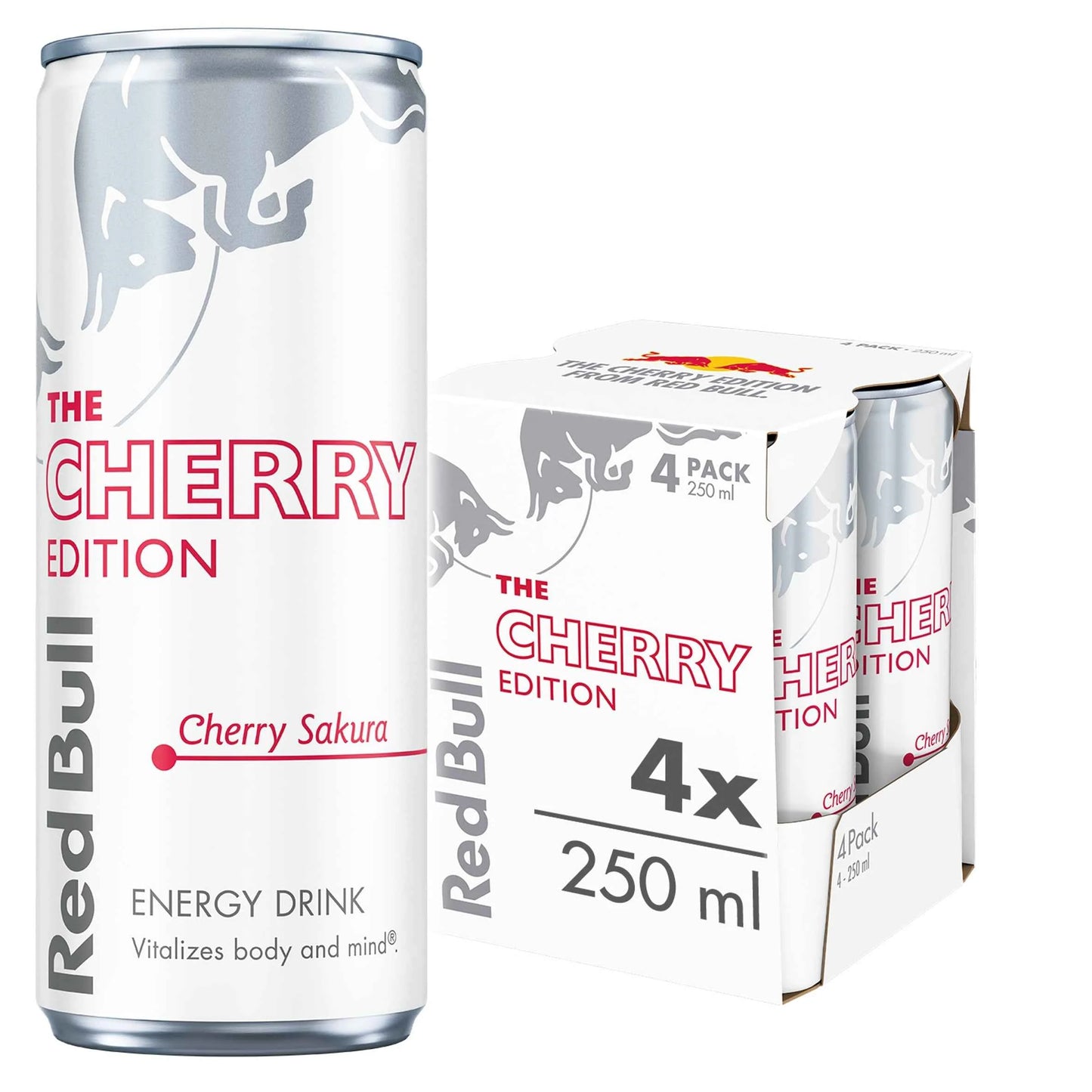 Cherry Edition Energy Drink 4 X 250ml by Red Bull