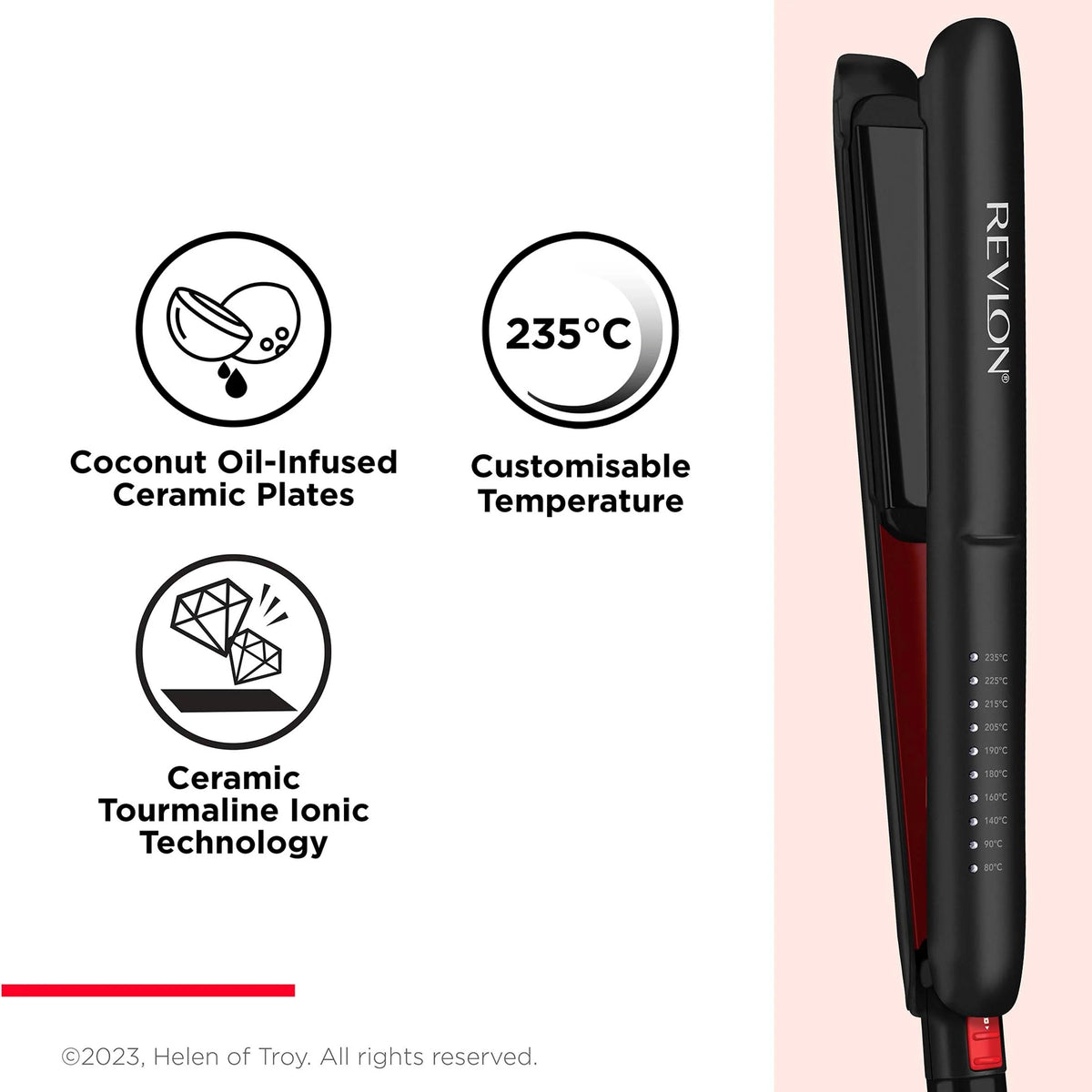Smoothstay Coconut Oil Infused Straightener by REVLON