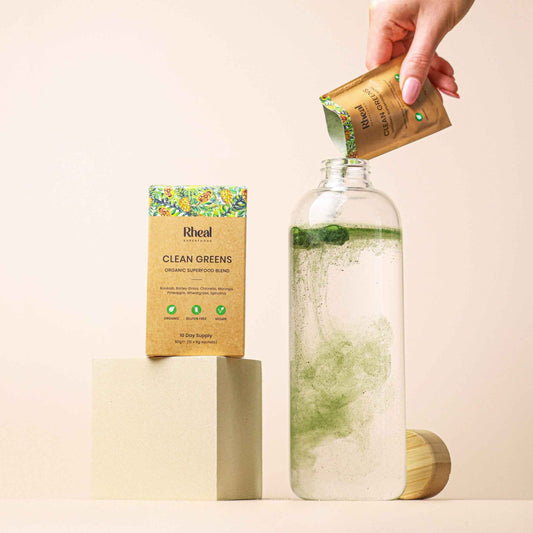 Clean Greens 10x5g by RHEAL SUPERFOODS