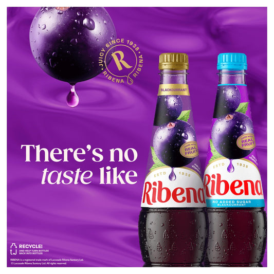 Blackcurrant Squash No Added Sugar by RIBENA