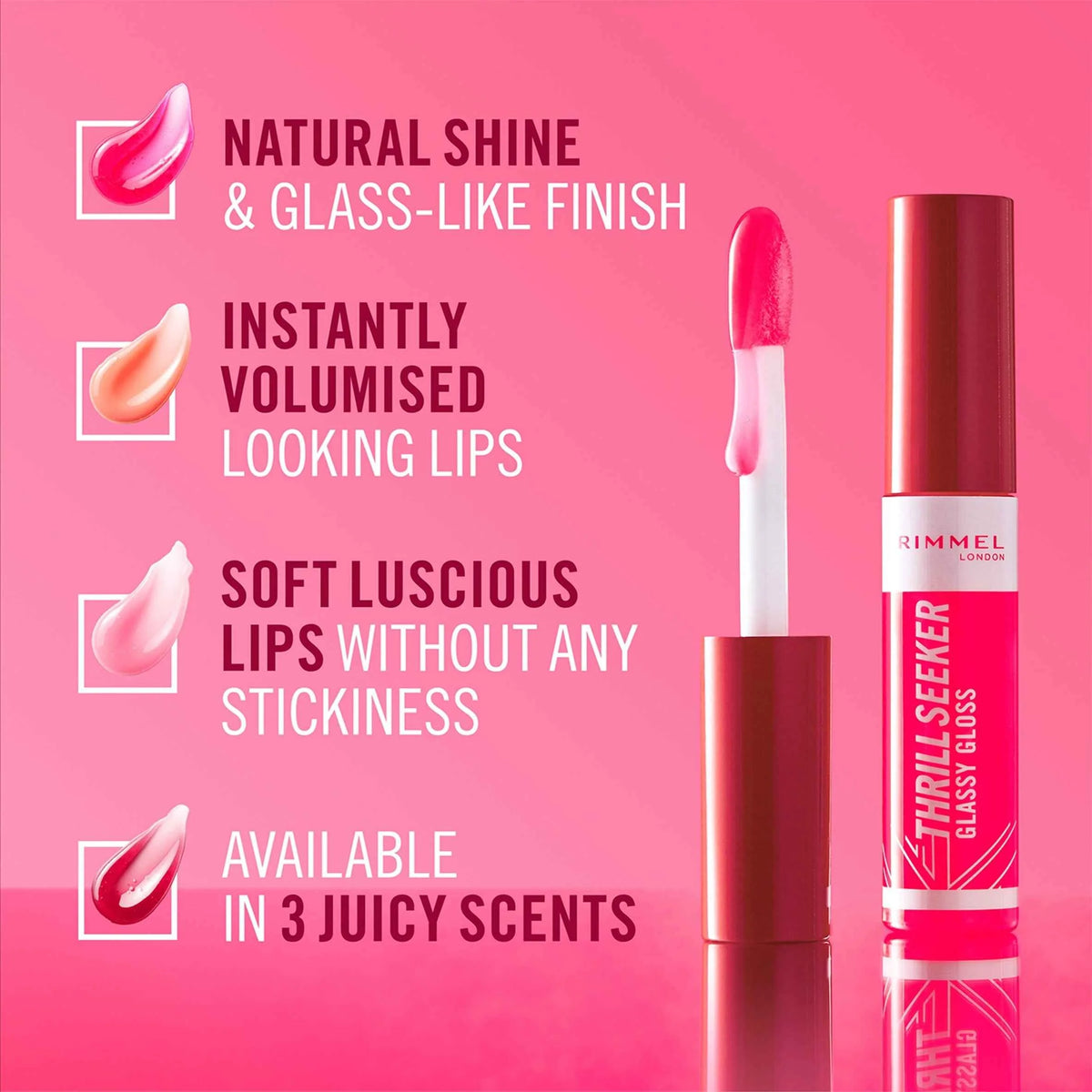 Thrill Seeker Glassy Gloss 250 Peachy by RIMMEL