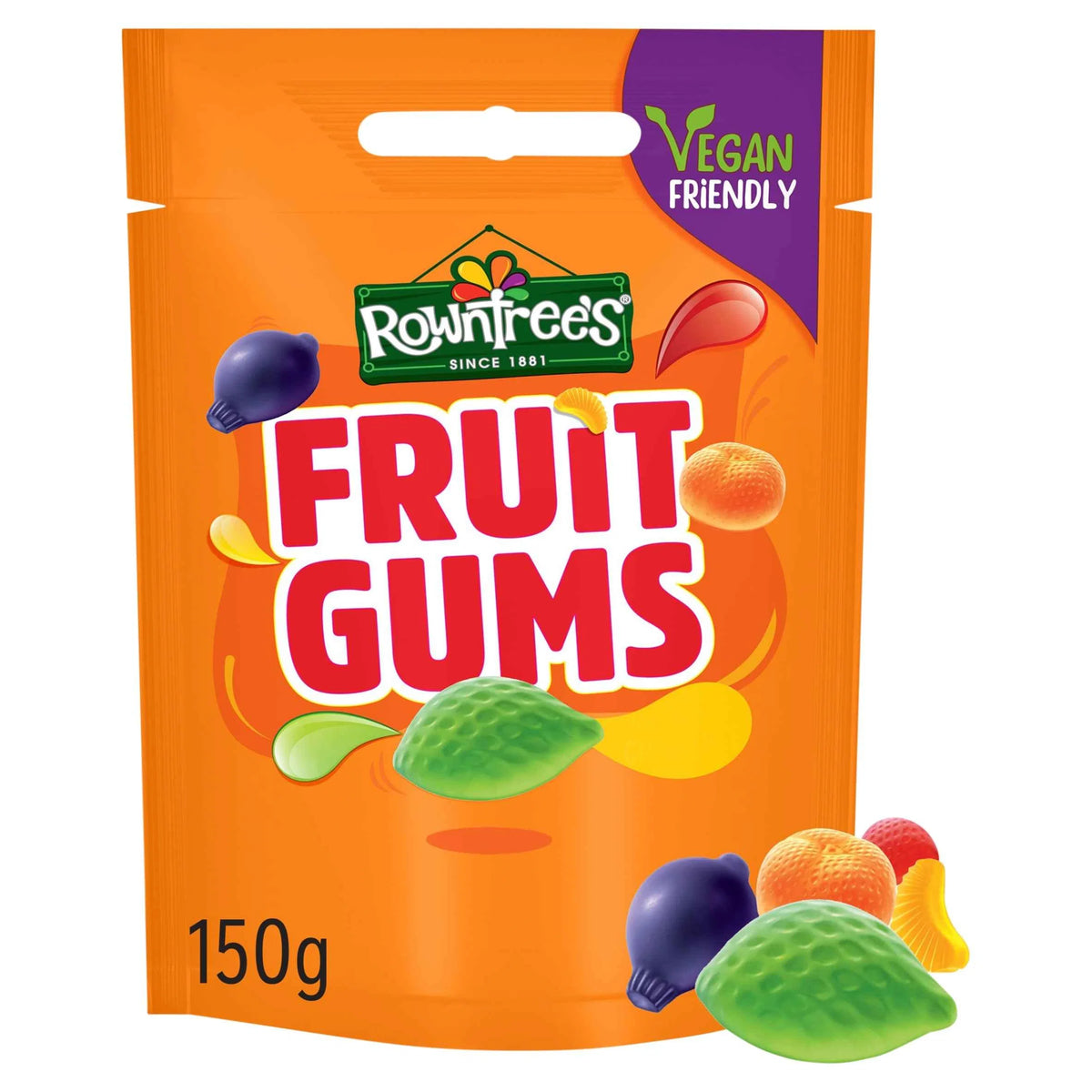 Fruit Gums Sweets Sharing Bag 150g by Rowntree's