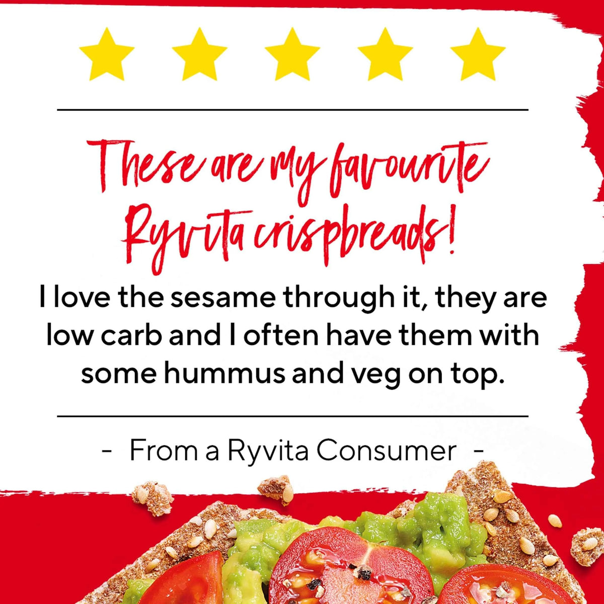 Sesame Crispbread 250g by RYVITA