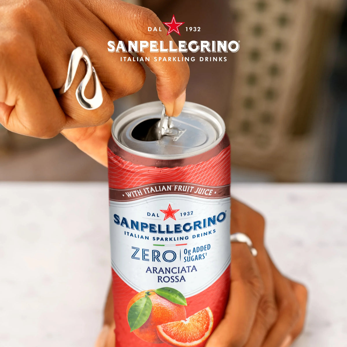 Sparkling Zero Blood Orange 6x330ml by SAN PELLEGRINO
