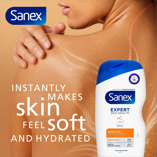 Expert Skin Health Sensitive Shower Gel Body Wash 450ml by SANEX