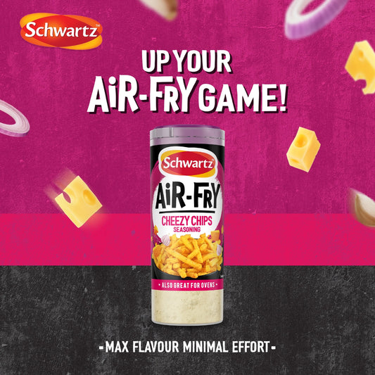 Air Fry Cheesy Chips Seasoning 140g by Schwartz