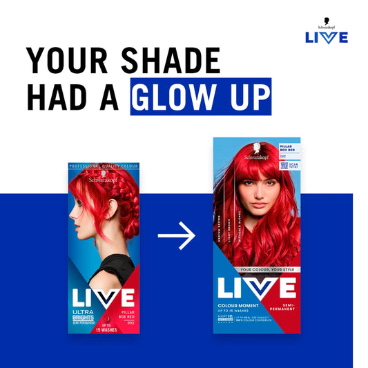 Live Colour Moment 092 Pillar Box Red Semi-permanent by SCHWARZKOPF