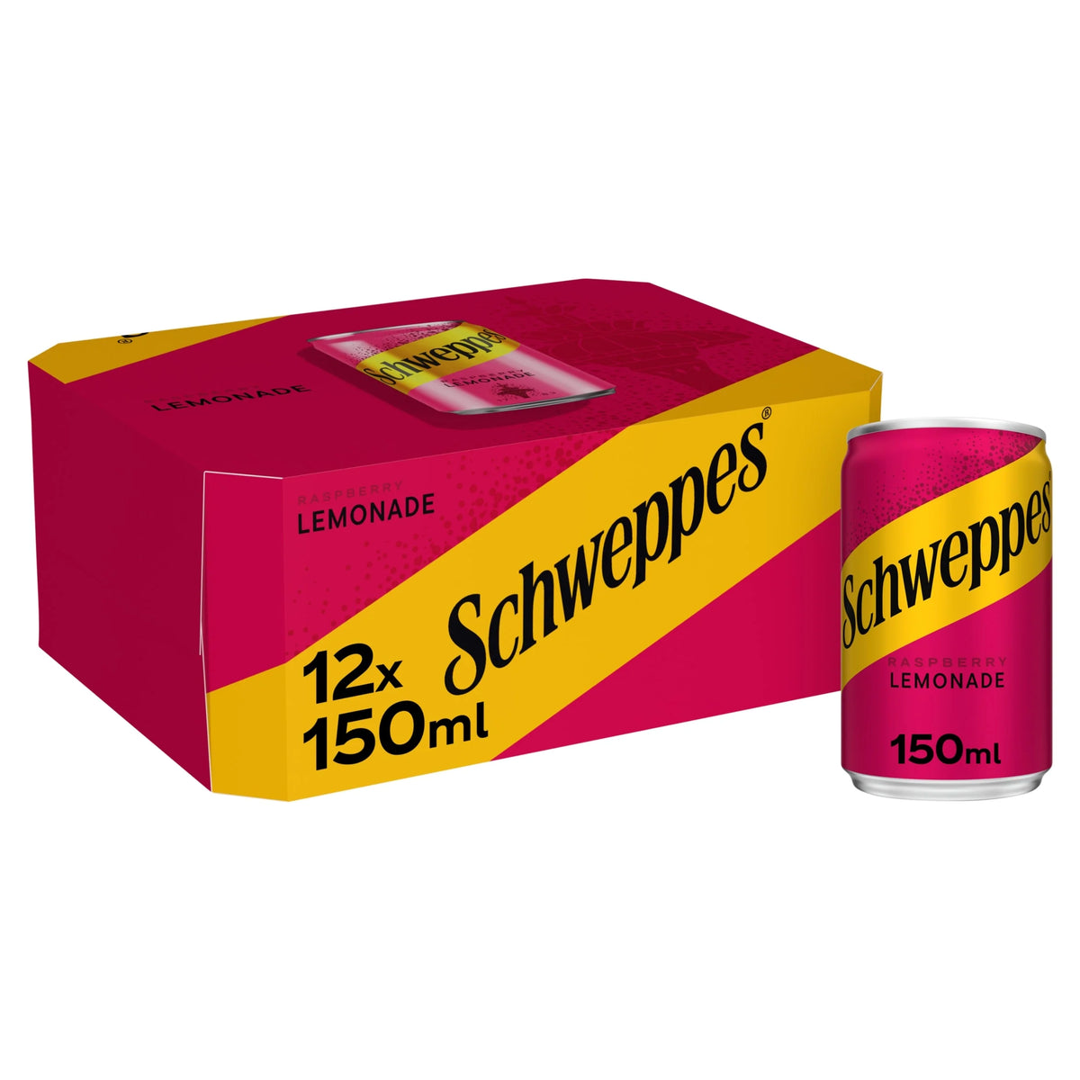 Raspberry Lemonade 12 X 150ml by SCHWEPPES