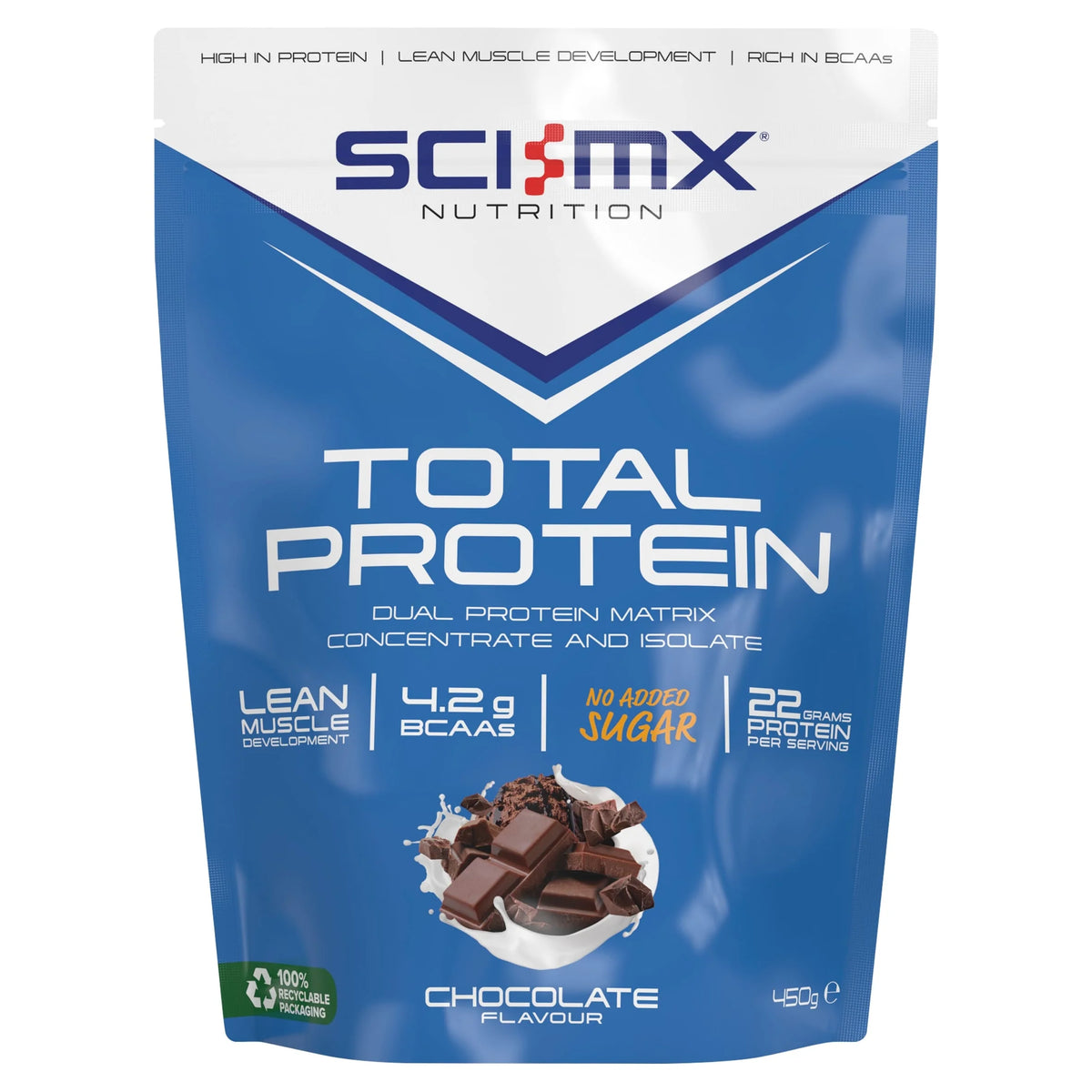 Total Protein Powder - Chocolate 450g by SCI-MX
