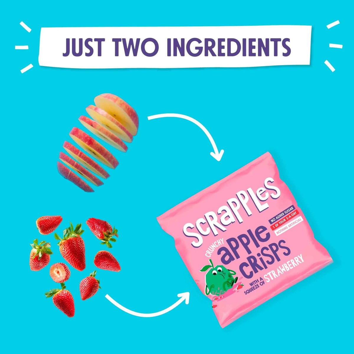 Crunchy Apple Crisps With A Squeeze Of Strawberry by SCRaPPLeS
