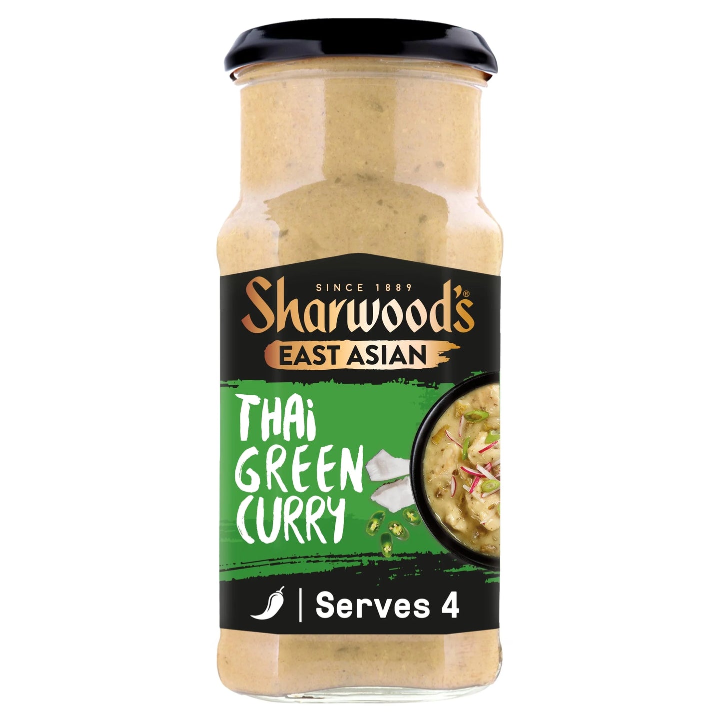 East Asian Thai Green Curry 415g by SHARWOOD'S