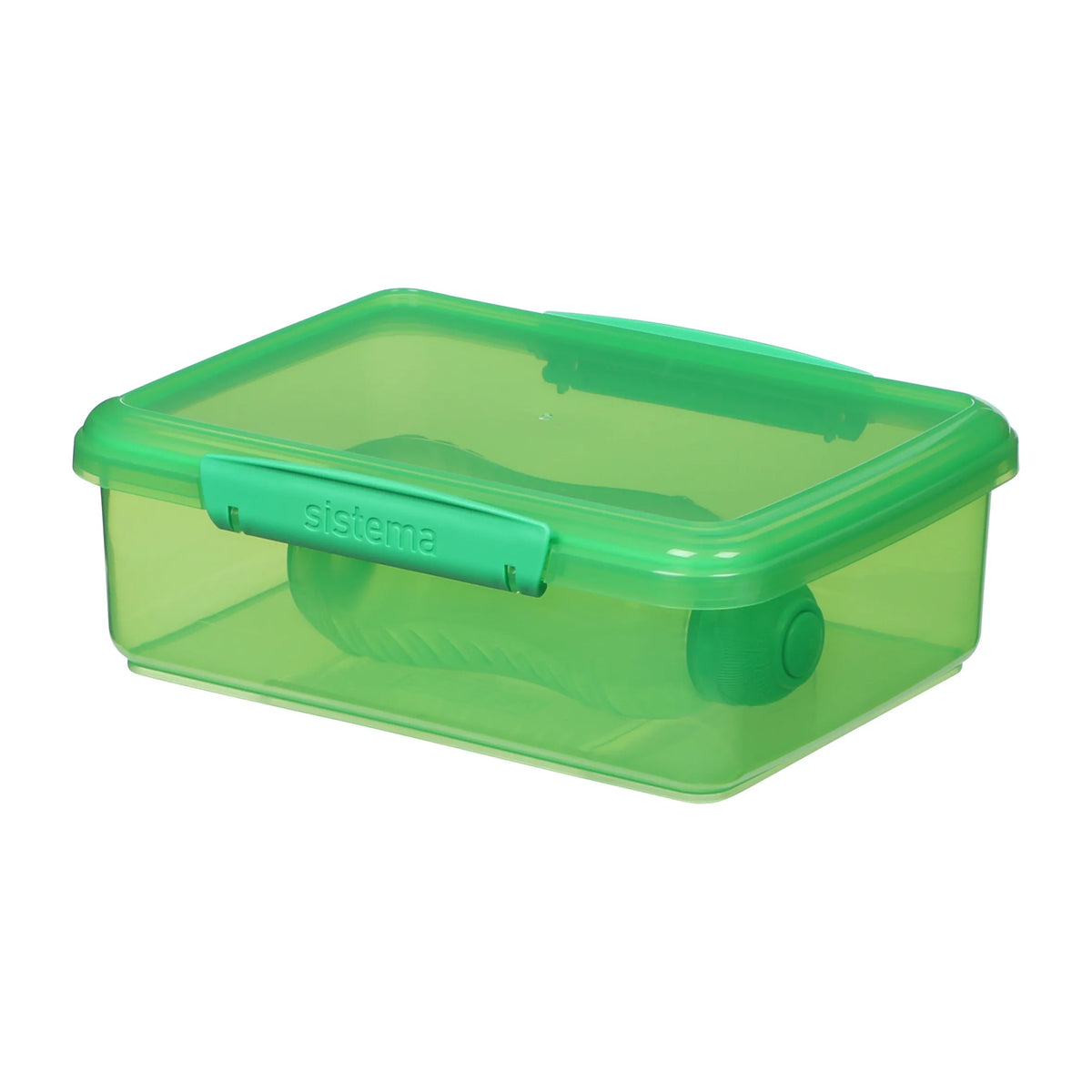 Green Rectangle Lunch Box 2l With by sistema