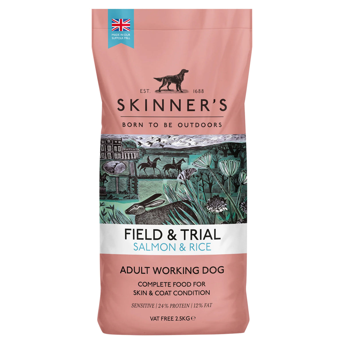 Field & Trial Salmon And Rice Adult by SKINNER'S at The British Vault