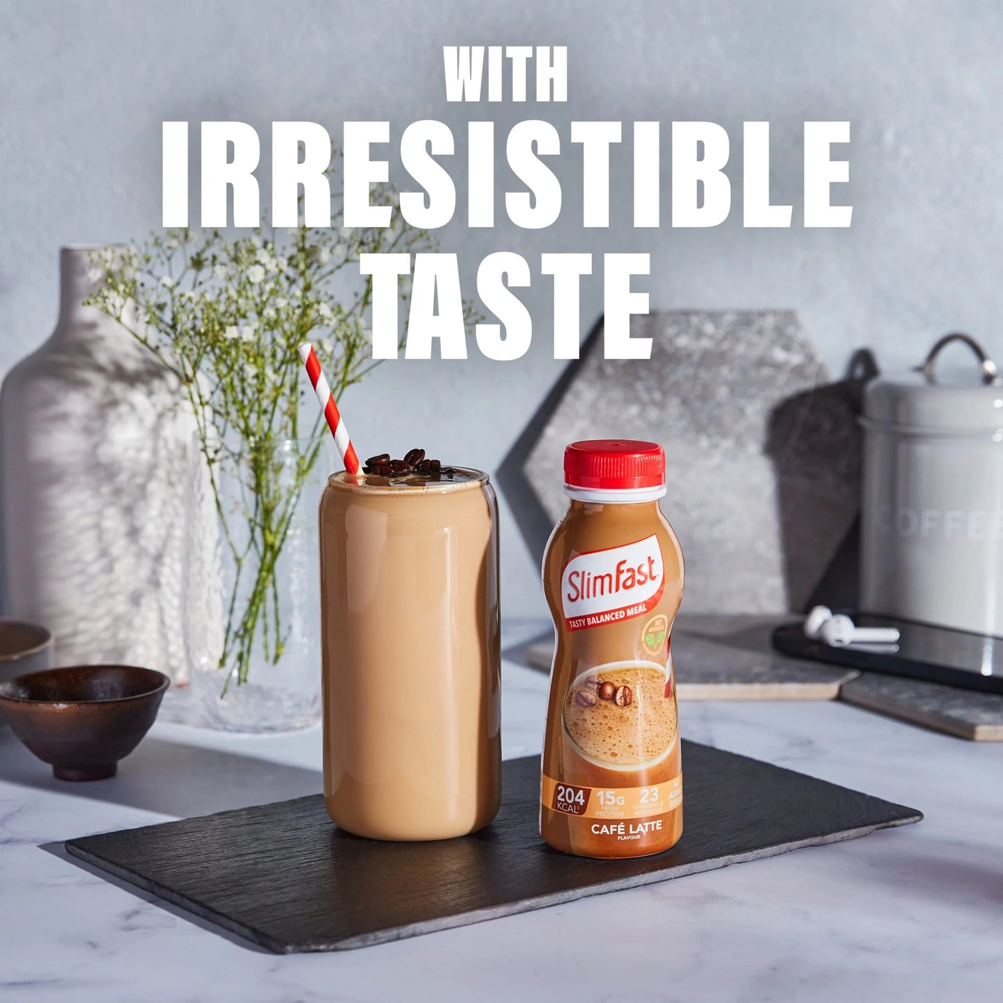Meal Replacement Shake - Cafã© Latte by SLIMFAST