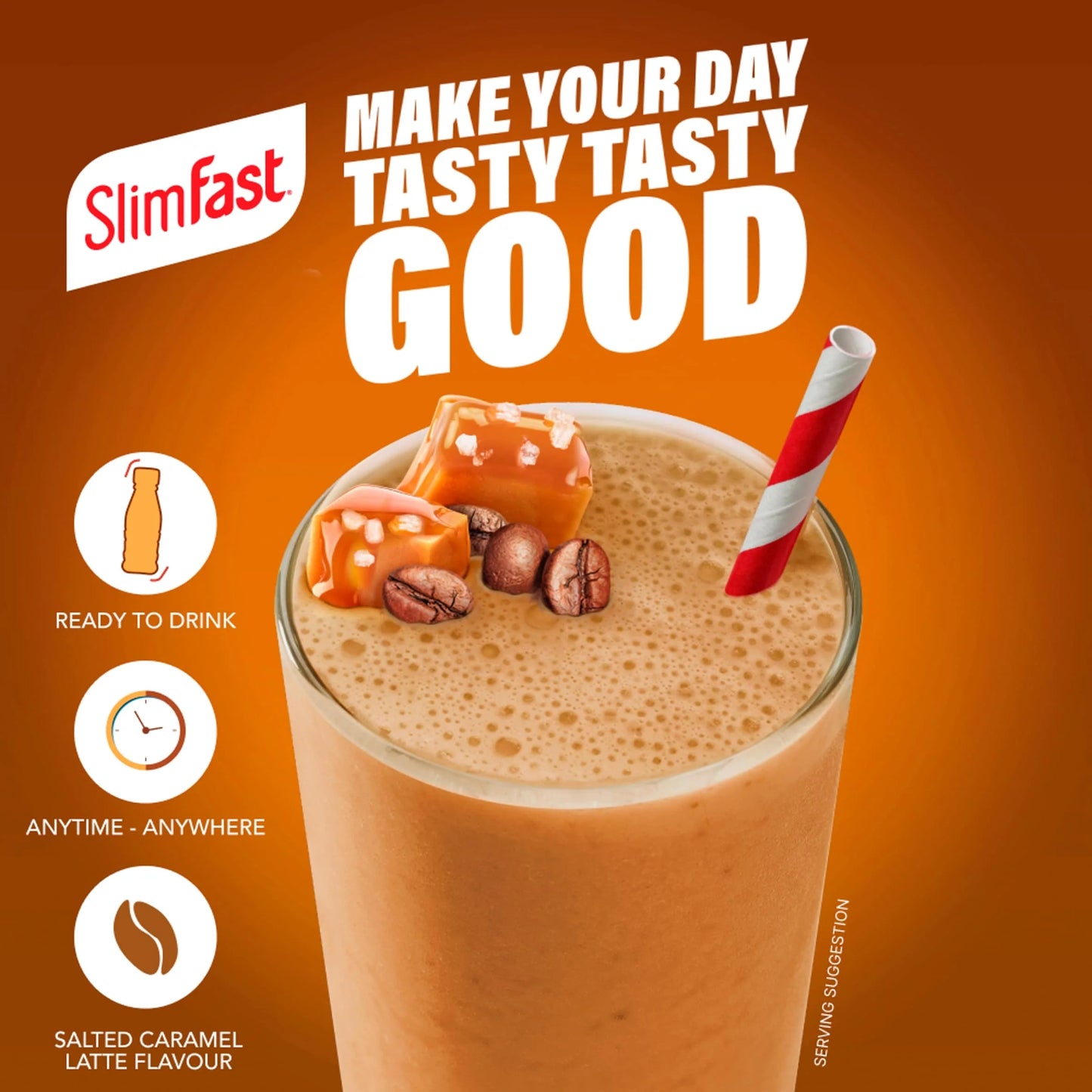 Salted Caramel Latte 30g Protein by SLIMFAST