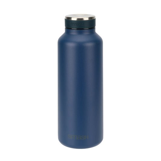 Navy Rivus Bottle 500ml by SMASH at The British Vault