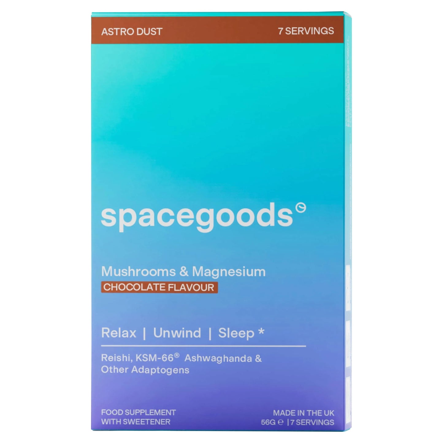 Astro Dust Mushrooms & Adaptogen Powder - Chocolate by spacegoods