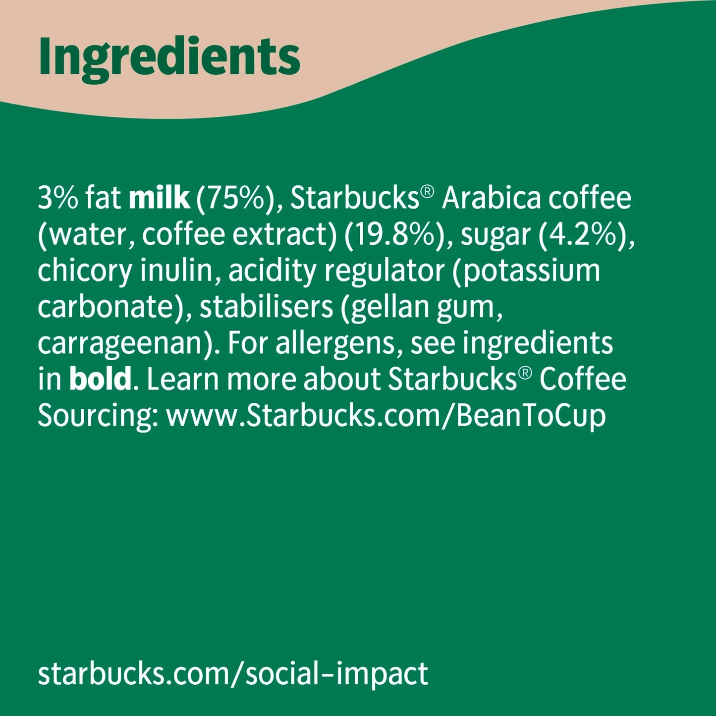 Grande Cup Caffe Latte Iced Coffee by STARBUCKS