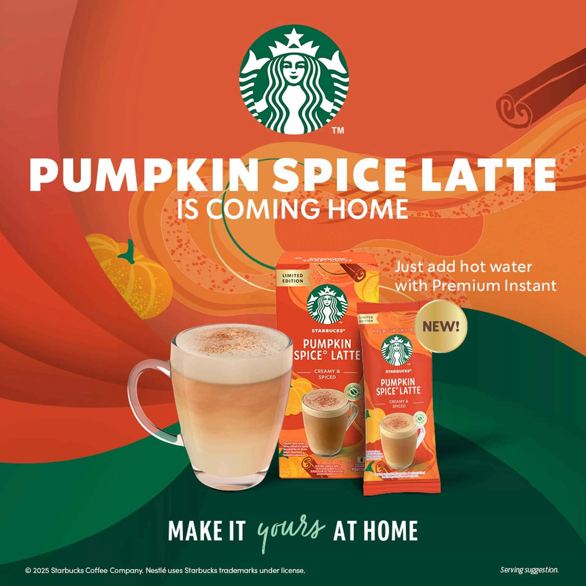 Limited Edition Pumpkin Spice Latte by STARBUCKS