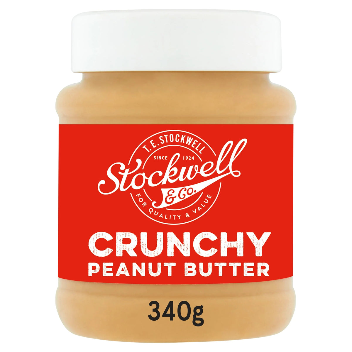Stockwell & Co Crunchy Peanut Butter 340g by Stockwell & Co.