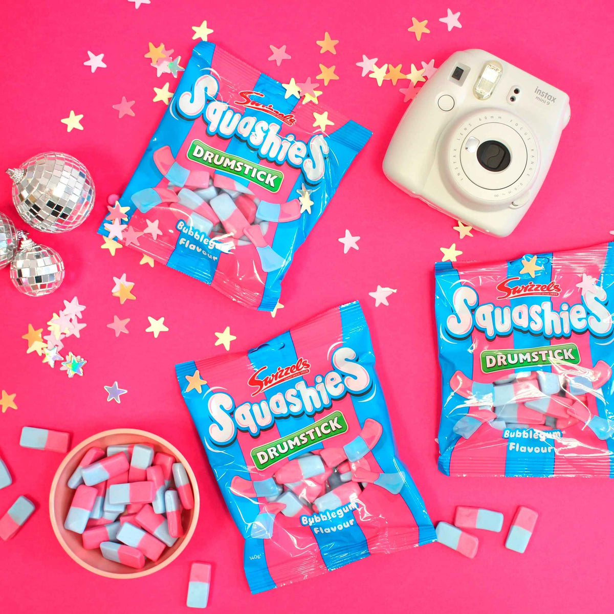 Drumstick Squashies Bubblegum by Swizzels
