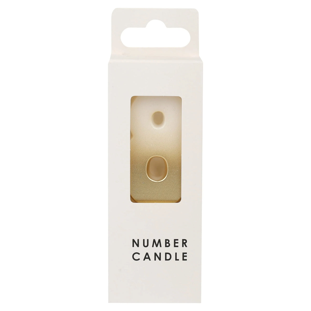 Numerical Candle No. 8 - Gold by Table Fun
