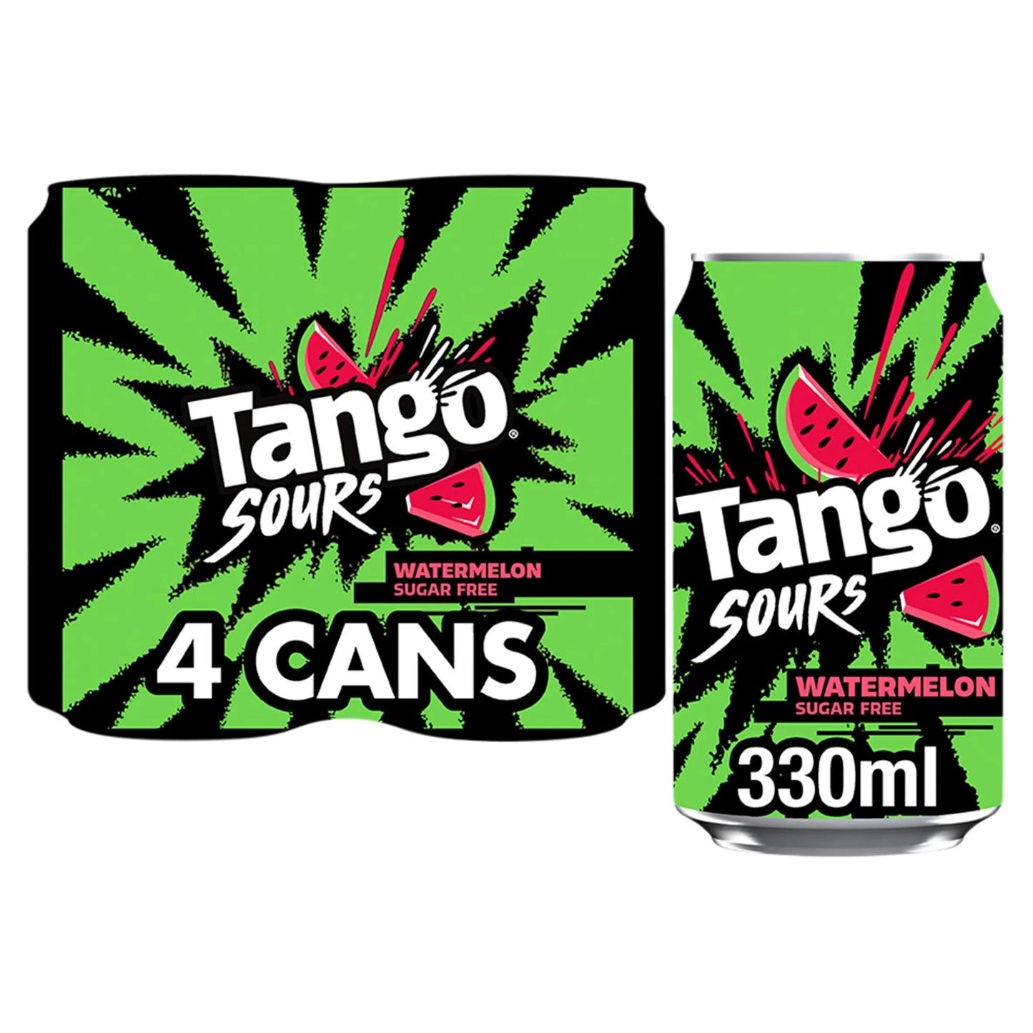 Sours Watermelon Sugar Free 4x330ml by TANGO